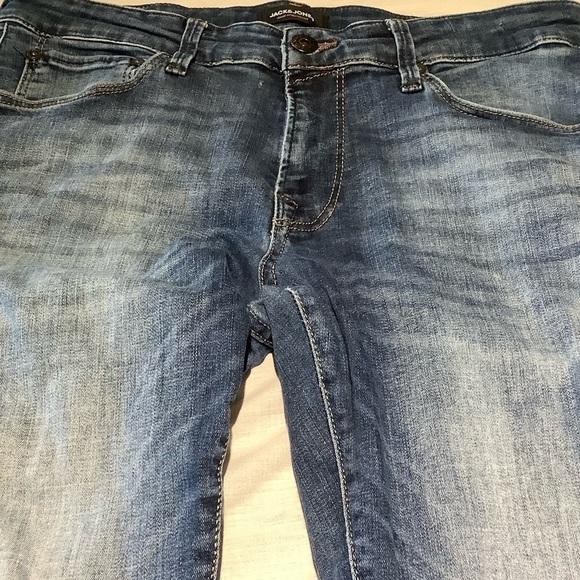 JACK & Jones blue slim Glen jeans. Size W32 L34. - Picture 5 of 7